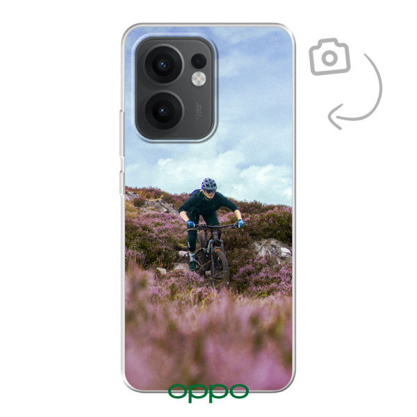 Etui de téléphone en flexibel imprimé au dos pour Oppo Reno13 F