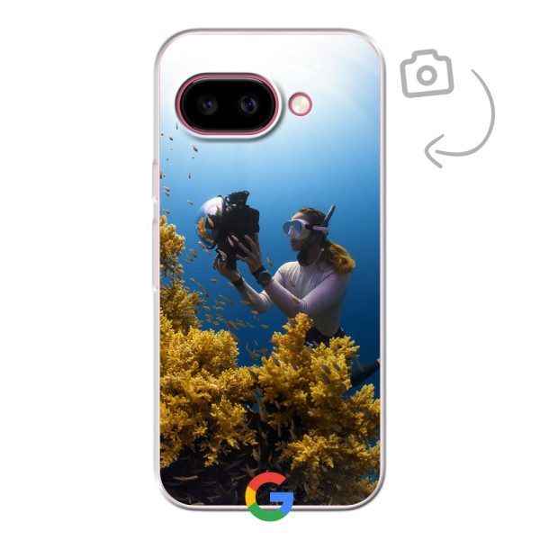 Etui de téléphone en flexibel imprimé au dos pour Google Pixel 9A