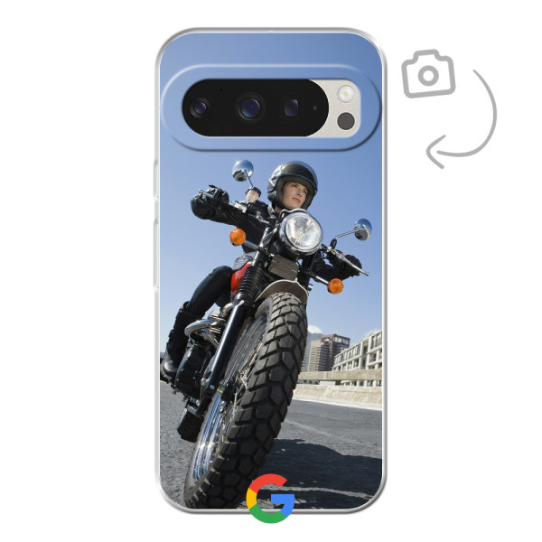 Etui de téléphone en flexibel imprimé au dos pour Google Pixel 9/9 Pro