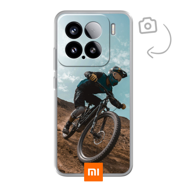 Etui de téléphone en flexibel imprimé au dos pour Xiaomi 15