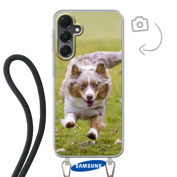 Etui de téléphone avec cordon pour Samsung Galaxy A16/A16 5G