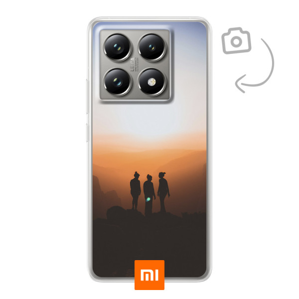 Etui de téléphone en flexibel imprimé au dos pour Xiaomi 14T Pro