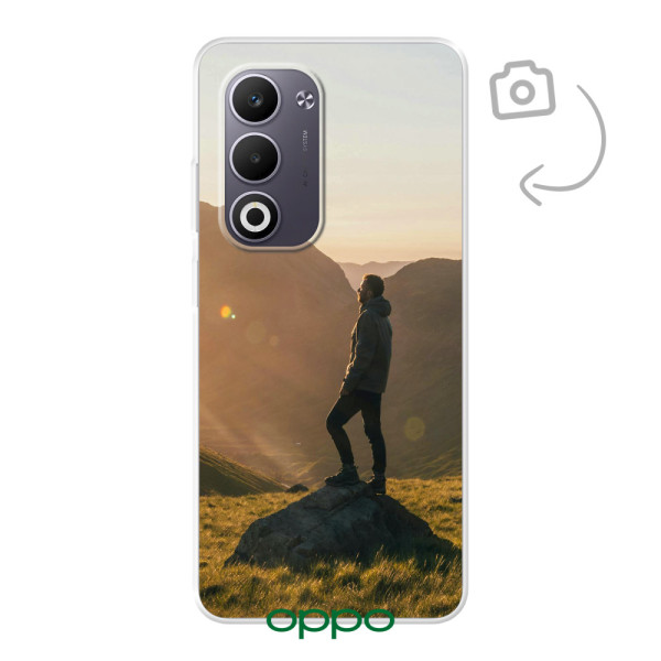 Etui de téléphone en flexibel imprimé au dos pour Oppo A5