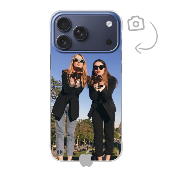 Étui de téléphone solide imprimé au dos pour iPhone 17 Pro Max