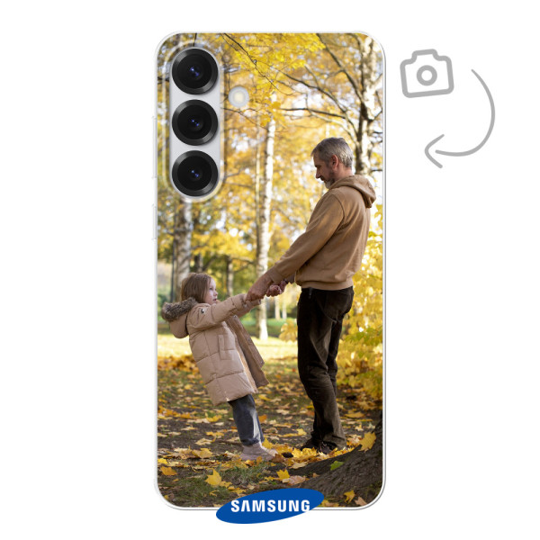 Étui de téléphone solide imprimé au dos pour Samsung Galaxy S25 Plus