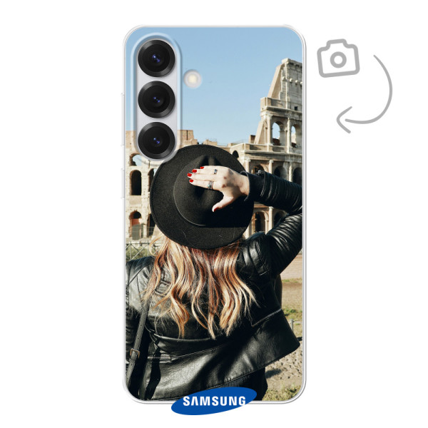 Étui de téléphone solide imprimé au dos pour Samsung Galaxy S25