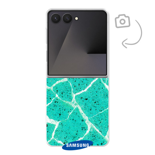 Étui de téléphone solide imprimé au dos pour Samsung Galaxy Z Flip7