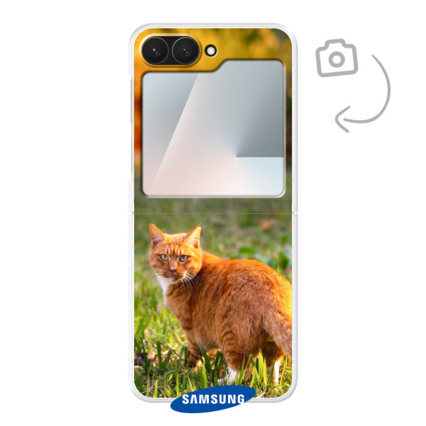 Étui de téléphone solide imprimé au dos pour Samsung Galaxy Z Flip7 FE