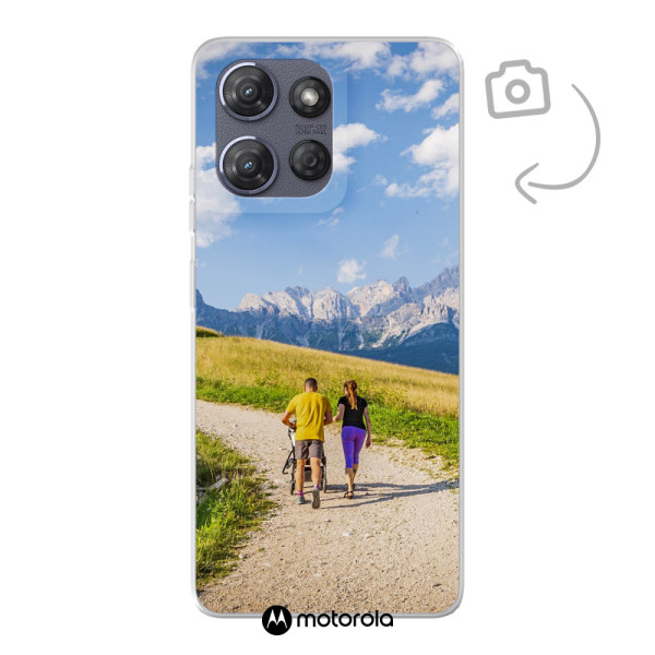 Etui de téléphone en flexibel imprimé au dos pour Motorola Moto G Power (2025)