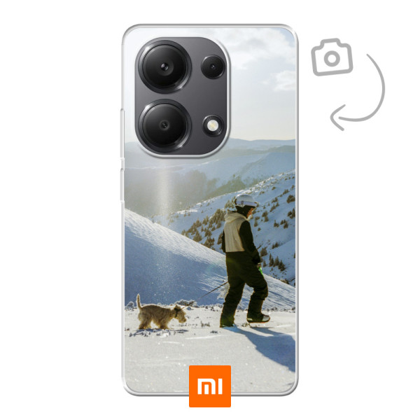 Etui de téléphone en flexibel imprimé au dos pour Xiaomi Poco M6 Pro/Redmi Note 13 Pro 4G