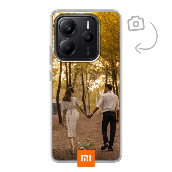 Etui de téléphone en flexibel imprimé au dos pour Xiaomi Redmi Note 14 5G