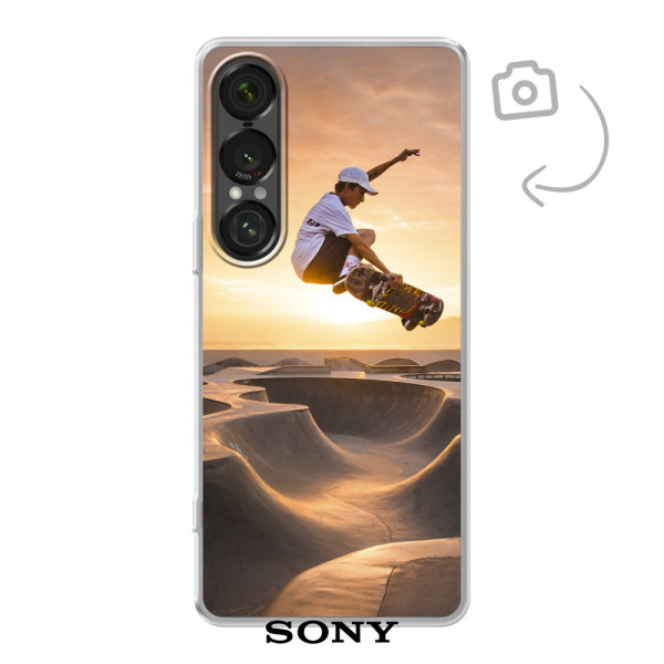 Etui de téléphone en flexibel imprimé au dos pour Sony Xperia 1 VII