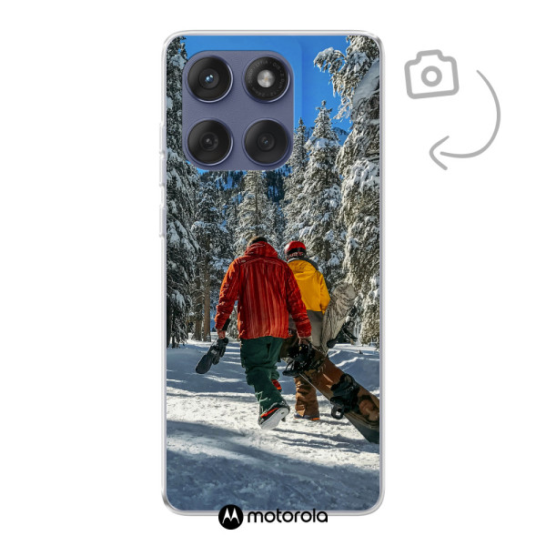 Etui de téléphone en flexibel imprimé au dos pour Motorola Edge 60/60 Fusion/60s