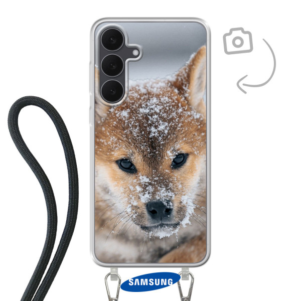 Etui de téléphone avec cordon pour Samsung Galaxy S25 FE