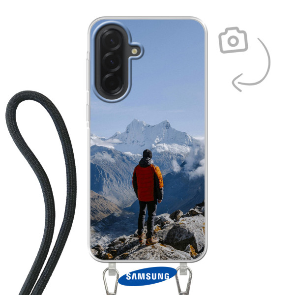 Etui de téléphone avec cordon pour Samsung Galaxy A37