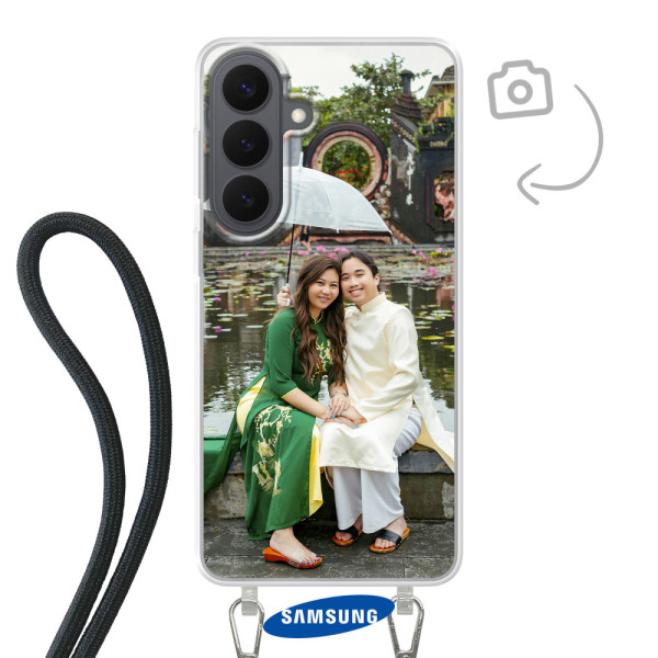 Etui de téléphone avec cordon pour Samsung Galaxy S26