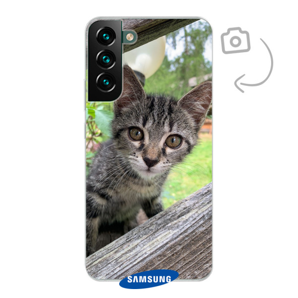Etui de téléphone en flexibel imprimé au dos pour Samsung Galaxy S22 Plus