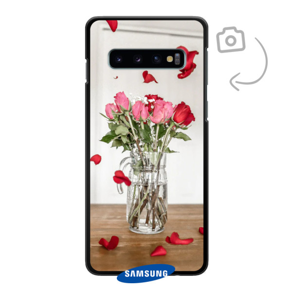 Étui de téléphone solide imprimé au dos pour Samsung Galaxy S10