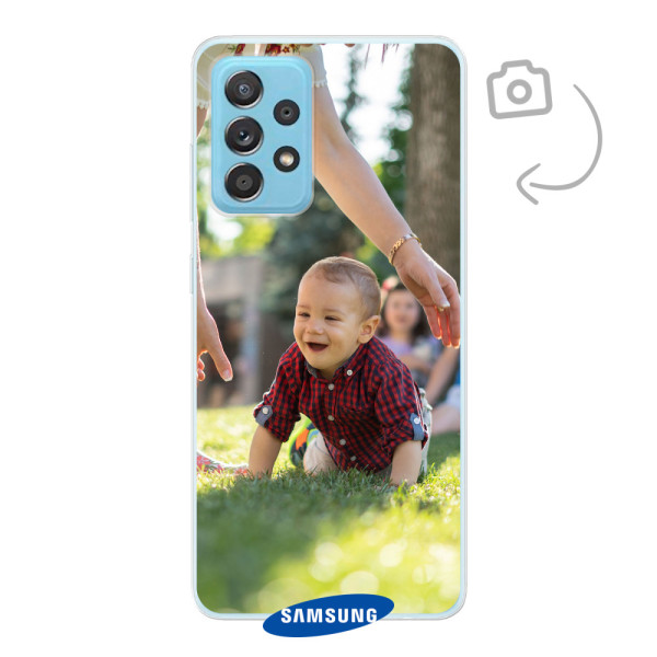 Etui de téléphone en flexibel imprimé au dos pour Samsung Galaxy A73 5G