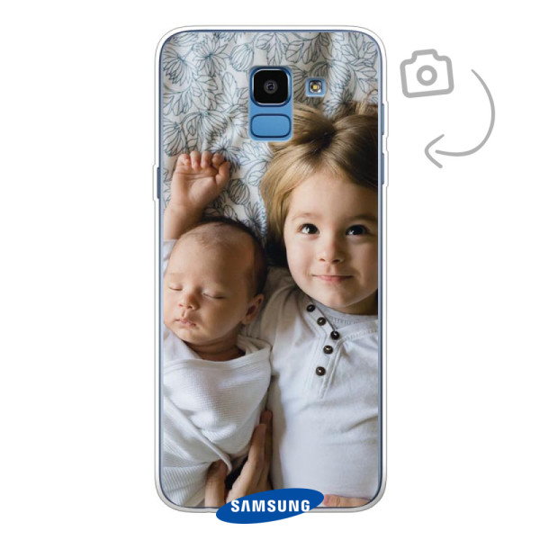 Etui de téléphone en flexibel imprimé au dos pour Samsung Galaxy J6 (2018)
