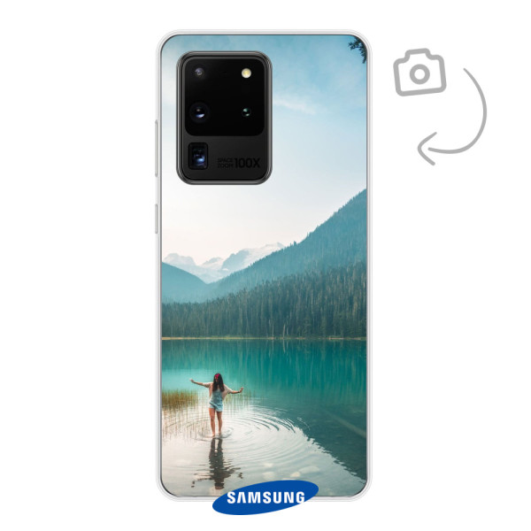 Etui de téléphone en flexibel imprimé au dos pour Samsung Galaxy S20 Ultra/S20 Ultra 5G