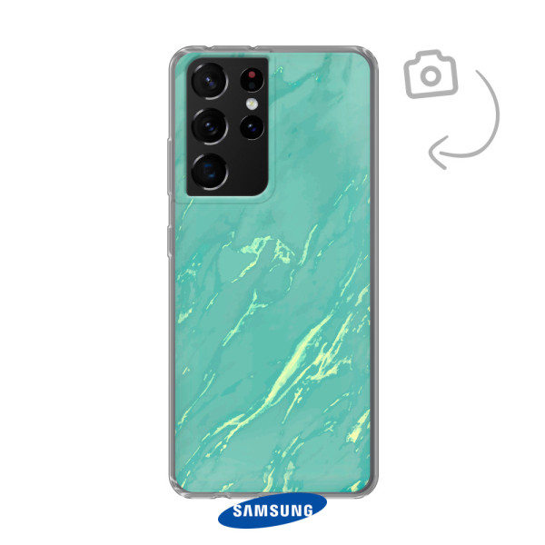 Etui de téléphone en flexibel imprimé au dos pour Samsung Galaxy S21 Ultra 5G
