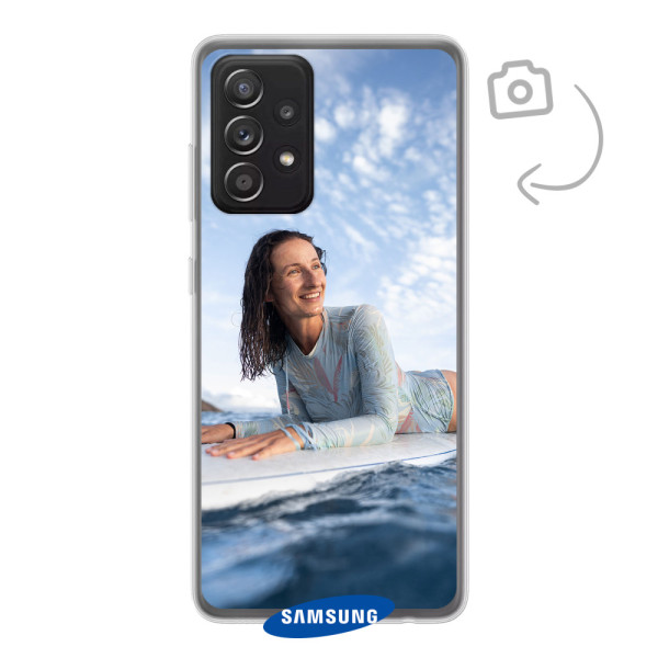 Etui de téléphone en flexibel imprimé au dos pour Samsung Galaxy A52/A52 5G/A52s 5G