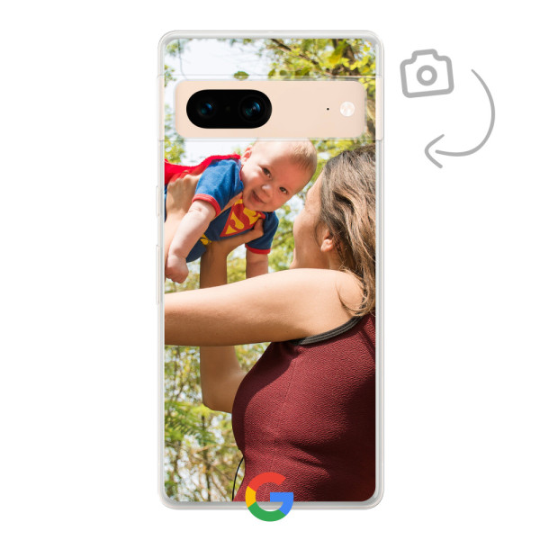 Etui de téléphone en flexibel imprimé au dos pour Google Pixel 7