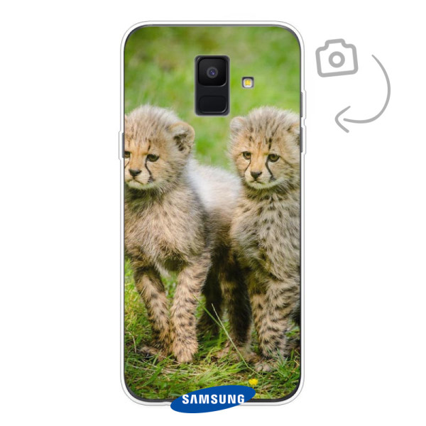 Etui de téléphone en flexibel imprimé au dos pour Samsung Galaxy A6 (2018)