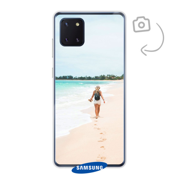 Etui de téléphone en flexibel imprimé au dos pour Samsung Galaxy Note 10 Lite
