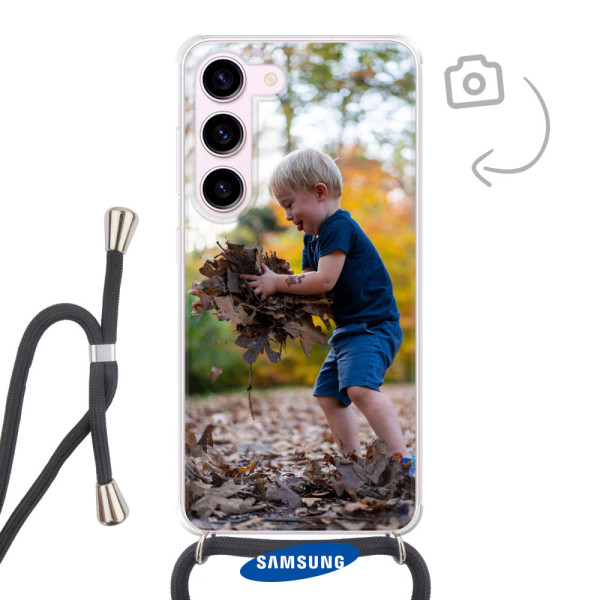 Etui de téléphone avec cordon pour Samsung Galaxy S23