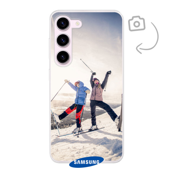 Etui de téléphone en flexibel imprimé au dos pour Samsung Galaxy S23