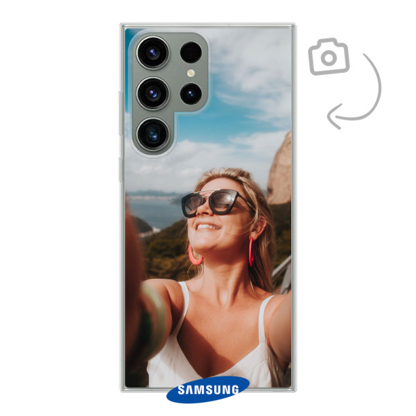 Etui de téléphone en flexibel imprimé au dos pour Samsung Galaxy S23 Ultra