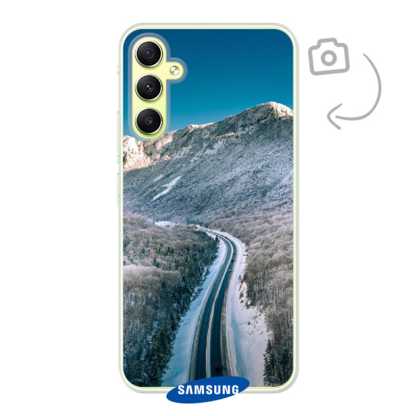 Etui de téléphone en flexibel imprimé au dos pour Samsung Galaxy A54 5G