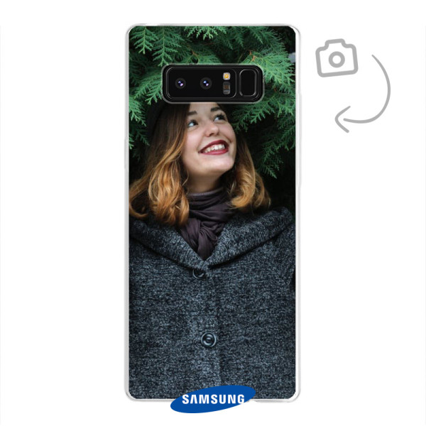 Etui de téléphone en flexibel imprimé au dos pour Samsung Galaxy Note 8