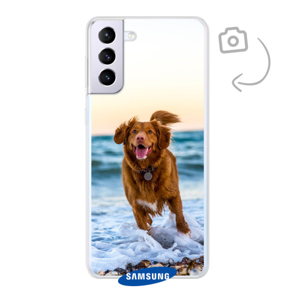 Étui de téléphone solide imprimé au dos pour Samsung Galaxy S21 Plus 5G