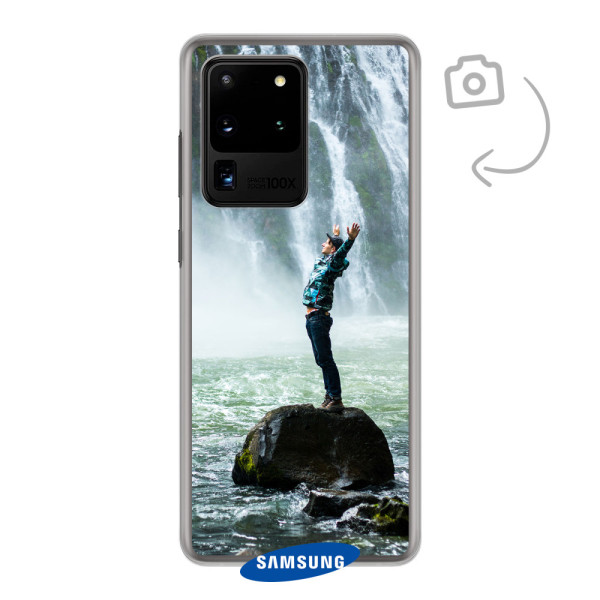 Étui de téléphone solide imprimé au dos pour Samsung Galaxy S20 Ultra/S20 Ultra 5G