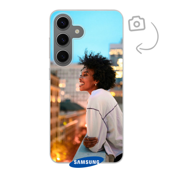 Etui de téléphone en flexibel imprimé au dos pour Samsung Galaxy S24