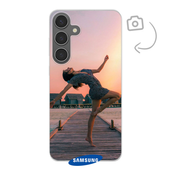 Etui de téléphone en flexibel imprimé au dos pour Samsung Galaxy S24 Plus