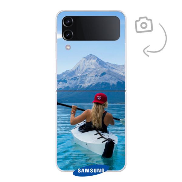 Etui de téléphone en flexibel imprimé au dos pour Samsung Galaxy Z Flip4
